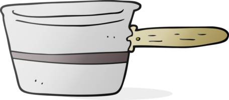 hand drawn cartoon saucepan png