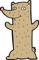 grappig tekenfilm beer png