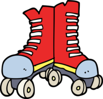 bottes à roulettes de dessin animé png