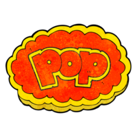 mano strutturato cartone animato pop simbolo png