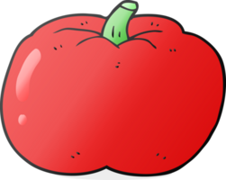 hand drawn cartoon tomato png