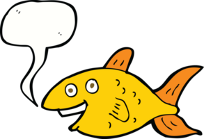 cartoon fish with speech bubble png