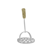 hand retro tecknad serie potatis masher png