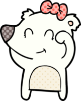 polar bear cartoon png