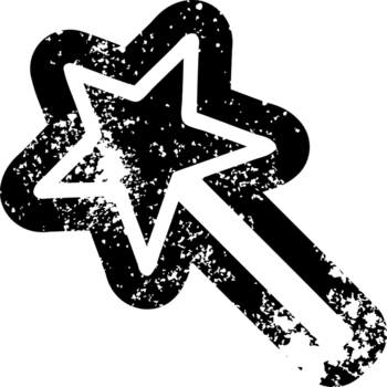 Magia varinha ícone símbolo png