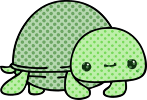 comic book style quirky cartoon turtle png
