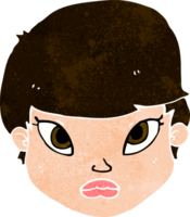 cara seria de dibujos animados png