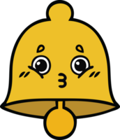 cute cartoon of a bell png