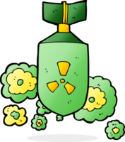 bomba nuclear de desenho animado png