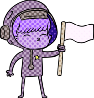 astronauta curioso de dibujos animados png