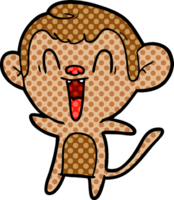 cartoon laughing monkey png