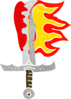 cartoon bloody sword png