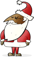 dessin animé père noël png