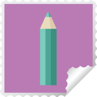 green coloring pencil graphic square sticker stamp png