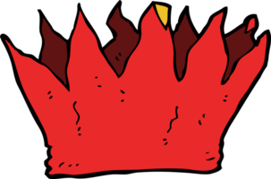 cartoon paper crown png