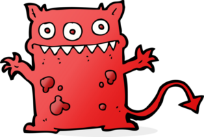 Cartoon kleines Monster png