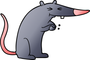 hinterhältige ratte der karikatur png