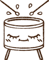 Drum Charcoal Drawing png