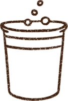 pinta de cerveza dibujo al carboncillo png