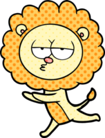 cartoon running lion png