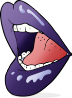 cartoon open mouth png