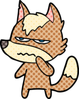 cartoon annoyed wolf png