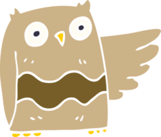 dessin animé doodle mignon hibou png