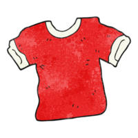 hand textured cartoon t shirt png