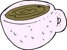 tecknad kaffekopp png