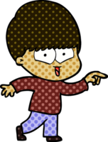 ragazzo felice dei cartoni animati png