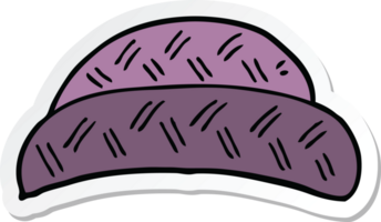 sticker of a cartoon hat png