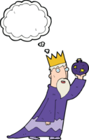 one of the three wise men with thought bubble png