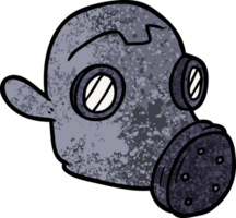 masque à gaz de dessin animé png