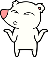 polar bear cartoon png