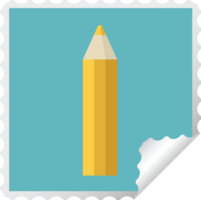 orange coloring pencil graphic square sticker stamp png