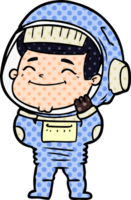 contento cartone animato astronauta png