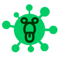 staring nauseous virus png