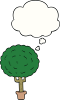 cartoon tree with thought bubble png