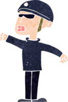 cartoon security guy png