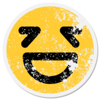 laughing face circle png