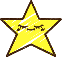 dibujo de tiza estrella png