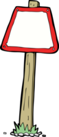 cartoon road sign png