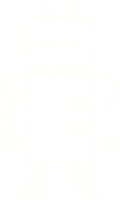 Robot Chalk Drawing png