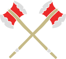 flat color illustration of axes png