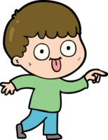 Cartoon-Mann starrt png