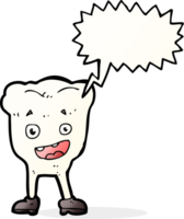 cartoon tooth with speech bubble png