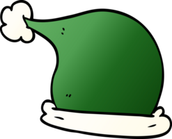 cappelli di natale di doodle del fumetto png