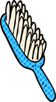 brosse à cheveux doodle dessin animé png