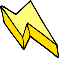 cartoon doodle decorative lightning bolt png