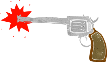 tecknad serie bränning pistol png